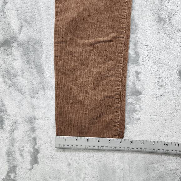 Gap Denim Jeans Womens 2/26R Cozy Brown Stretch Corduroy High Rise Vintage Slim - Picture 11 of 12
